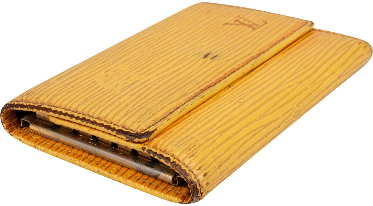 Louis Vuitton Louis Vuitton Yellow Epi Leather Keyholder Geel