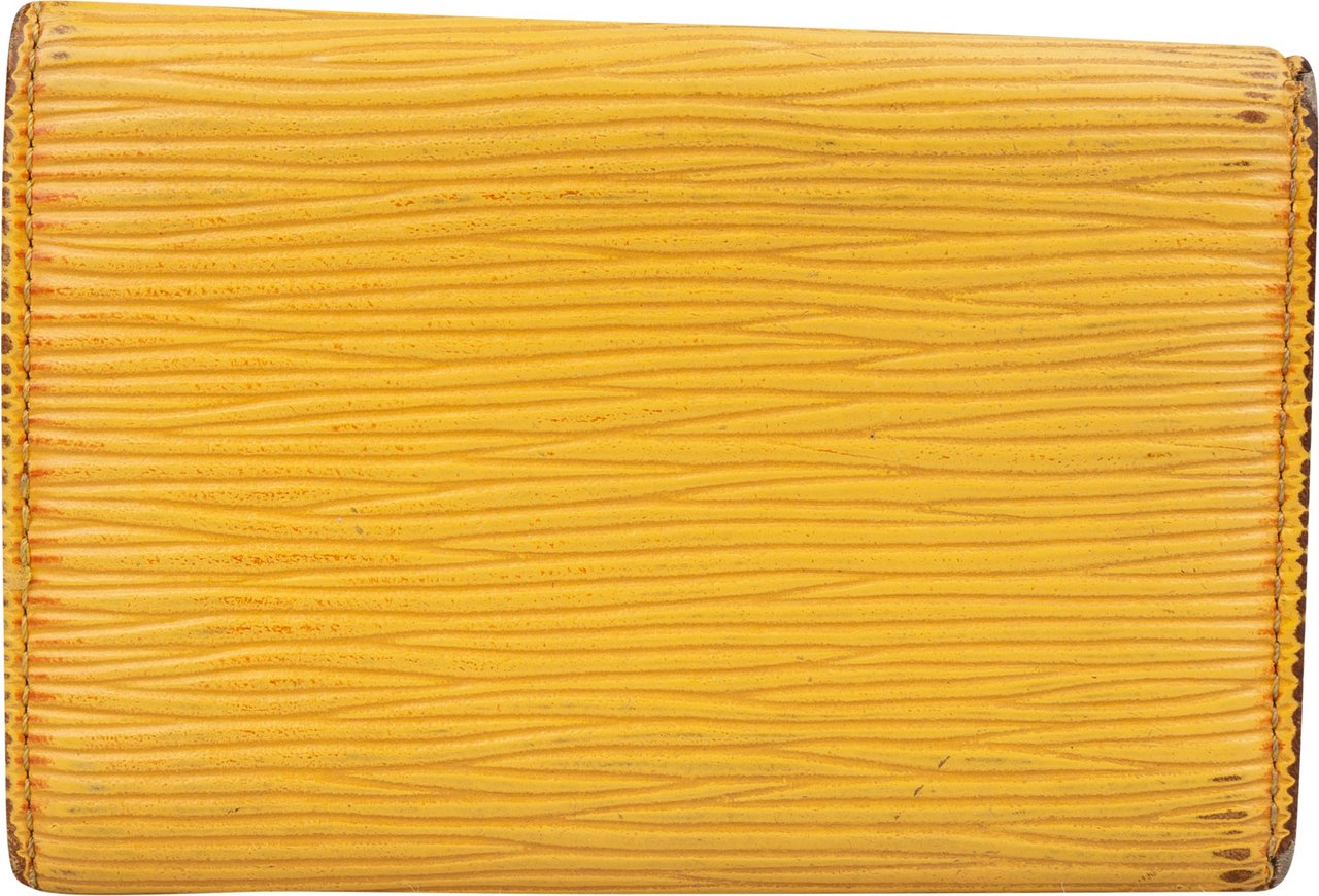 Louis Vuitton Louis Vuitton Yellow Epi Leather Keyholder Geel