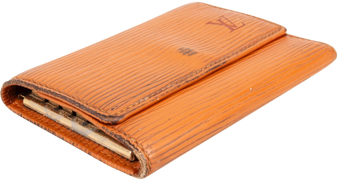 Louis Vuitton Louis Vuitton Orange Epi Leather Keyholder Oranje