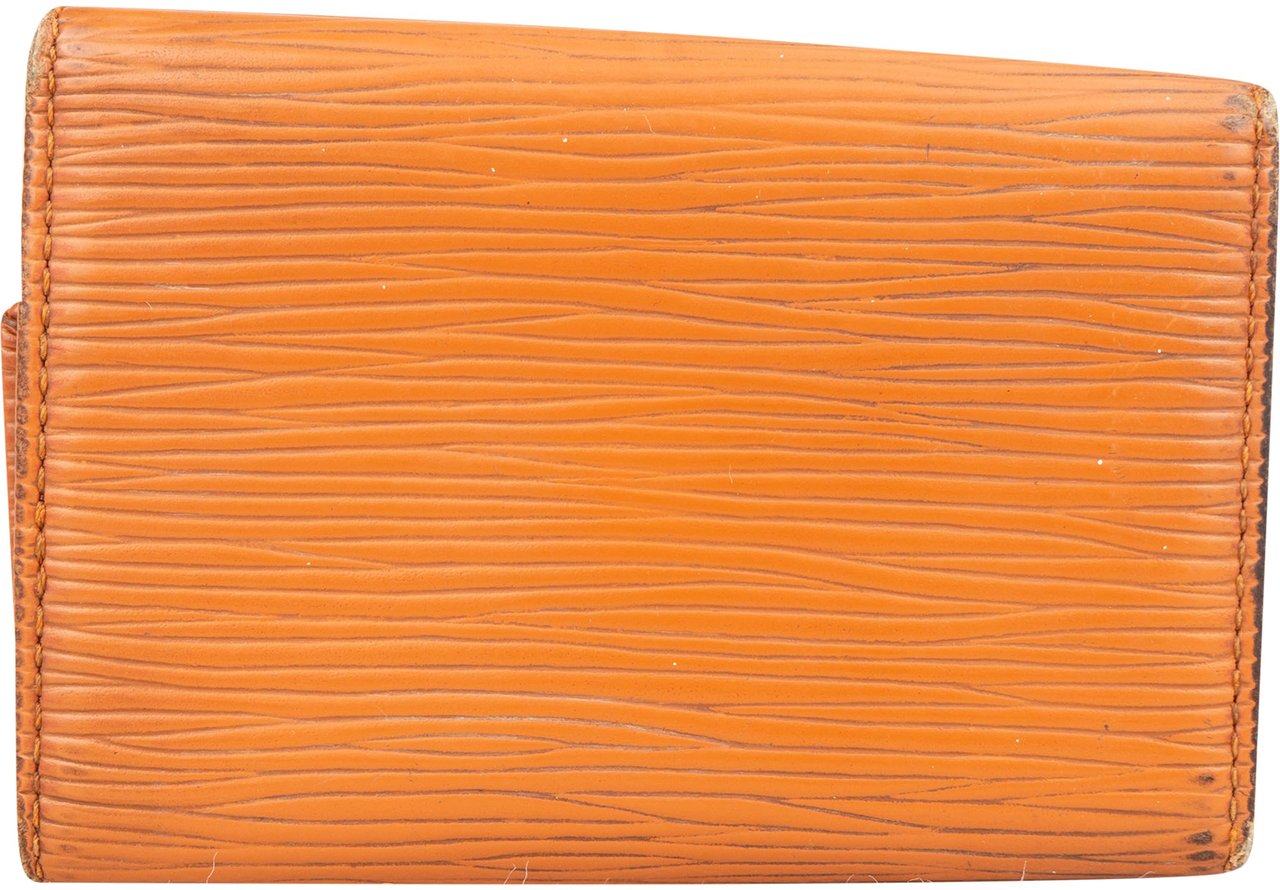 Louis Vuitton Louis Vuitton Orange Epi Leather Keyholder Oranje