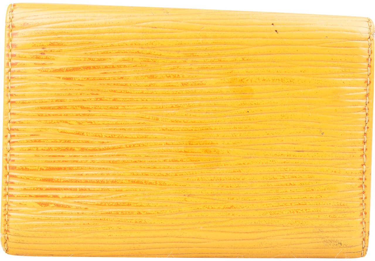 Louis Vuitton Louis Vuitton Yellow Epi Leather Keyholder Geel