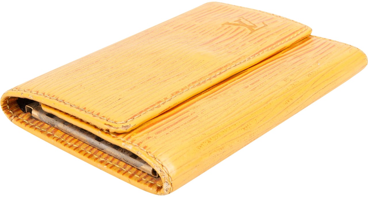 Louis Vuitton Louis Vuitton Yellow Epi Leather Keyholder Geel