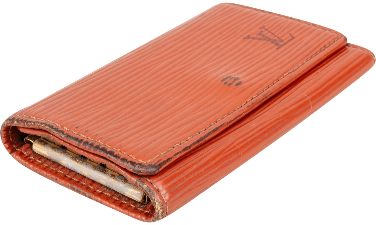 Louis Vuitton Louis Vuitton Cognac Epi Leather Keyholder Bruin