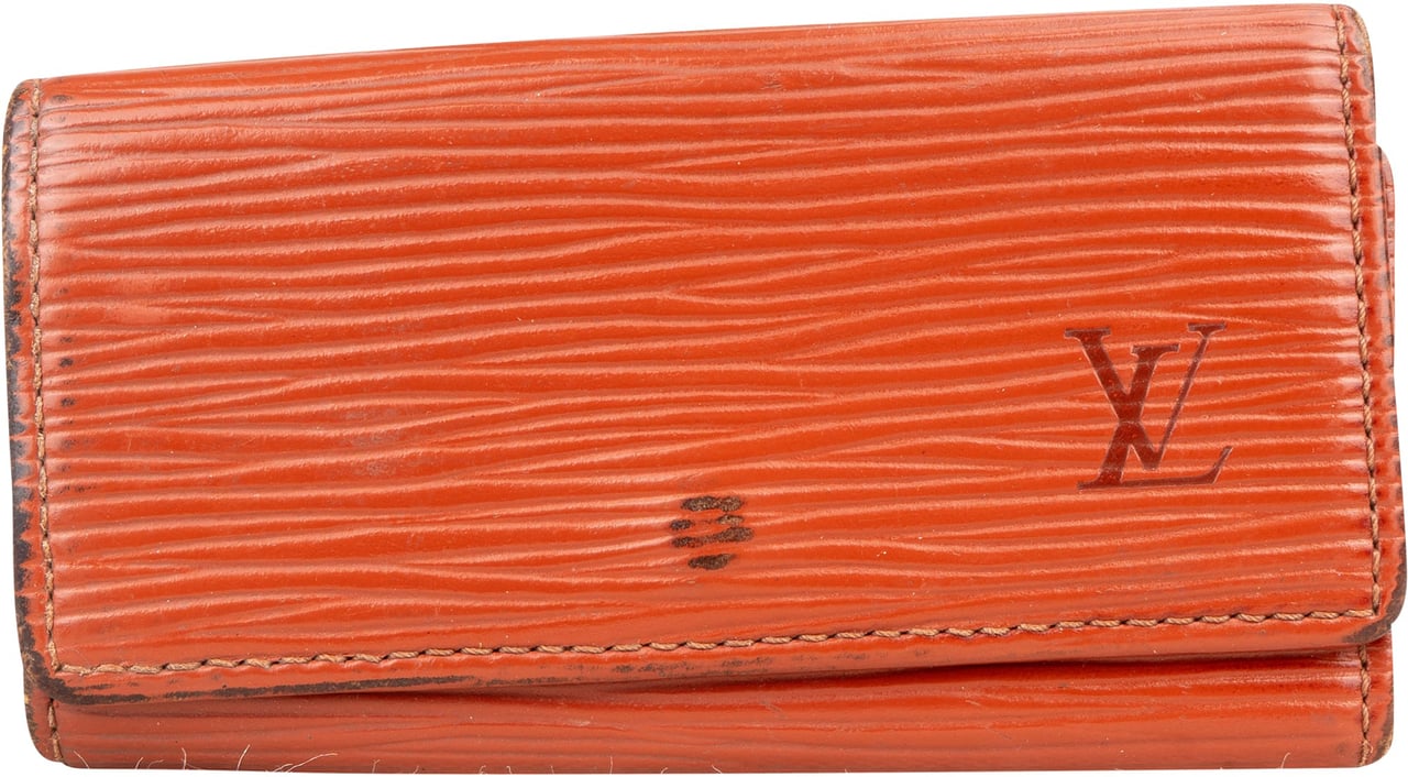 Louis Vuitton Louis Vuitton Cognac Epi Leather Keyholder Bruin