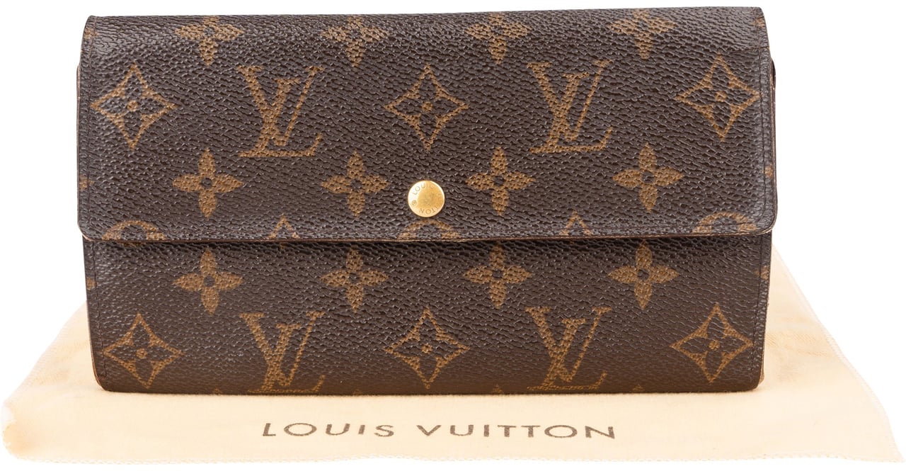 Louis Vuitton Louis Vuitton Canvas Monogram Sarah Wallet Divers