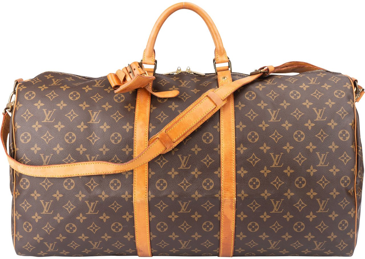 Louis Vuitton Louis Vuitton Canvas Monogram Keepall 60 Bandouliere Bruin