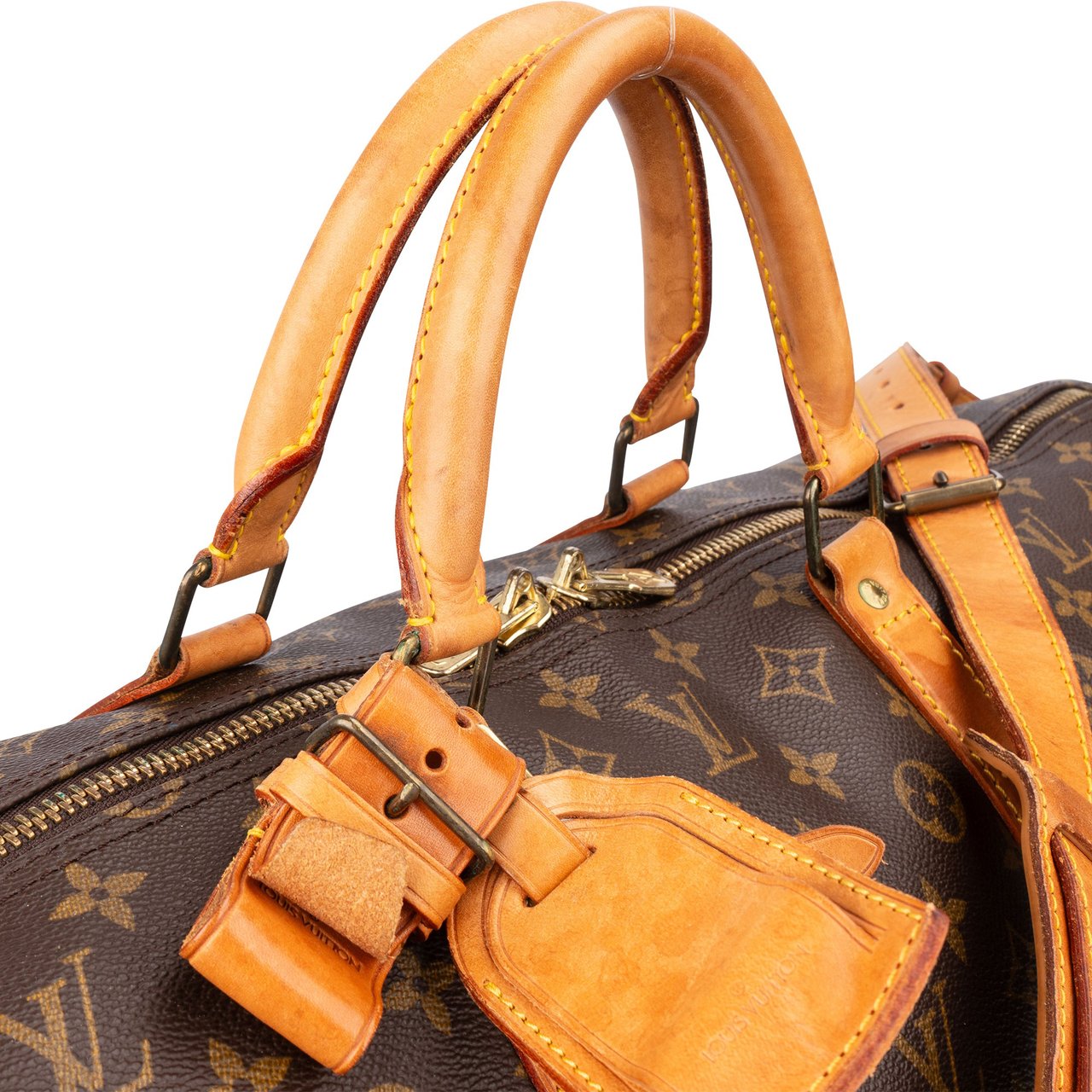 Louis Vuitton Louis Vuitton Canvas Monogram Keepall 60 Bandouliere Bruin