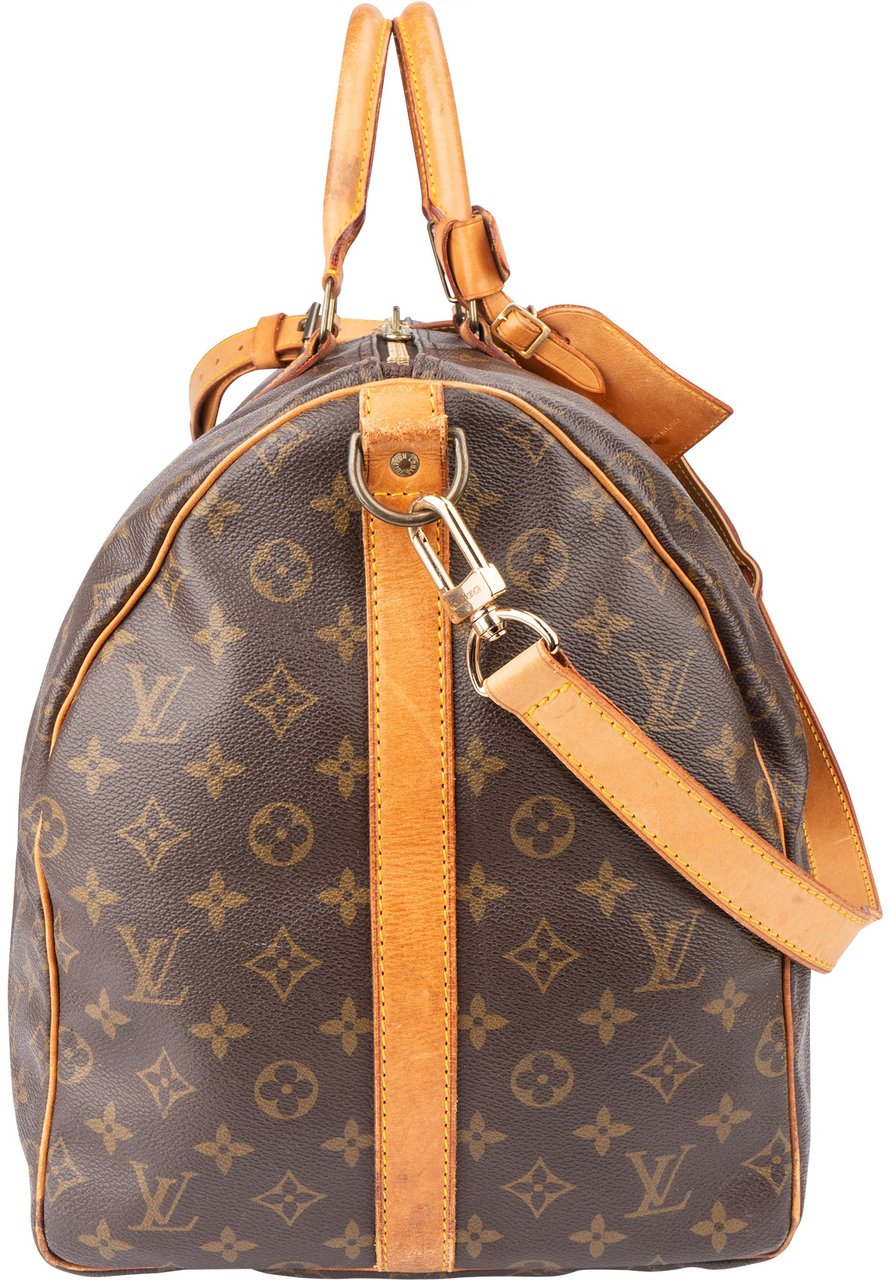 Louis Vuitton Louis Vuitton Canvas Monogram Keepall 55 Bandouliere Bruin