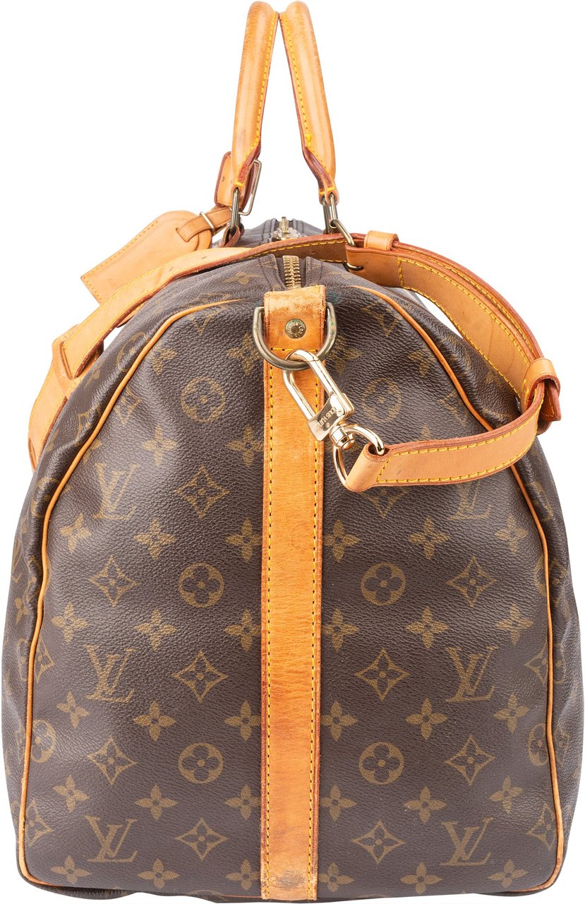 Louis Vuitton Louis Vuitton Canvas Monogram Keepall 55 Bandouliere Bruin