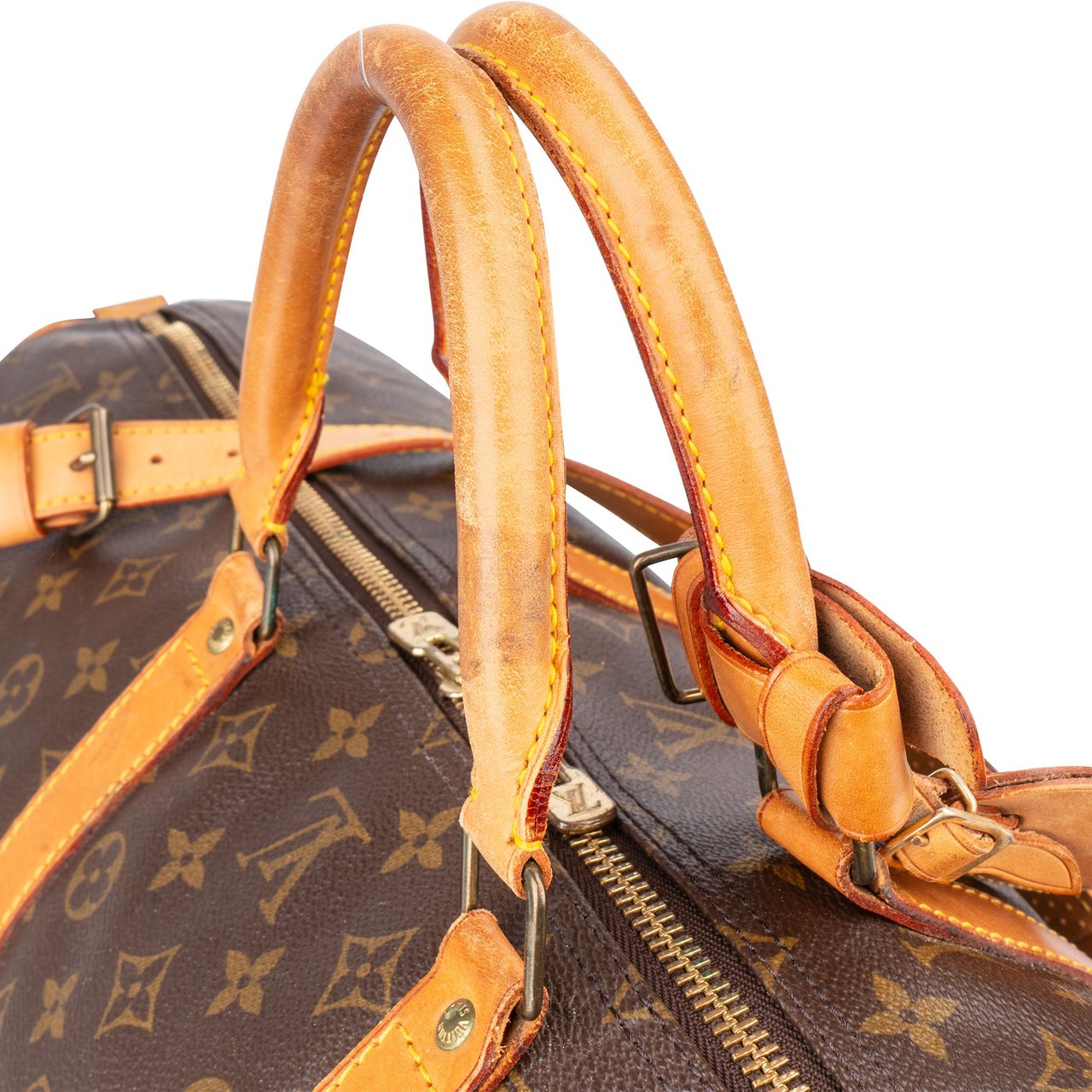 Louis Vuitton Louis Vuitton Canvas Monogram Keepall 55 Bandouliere Bruin