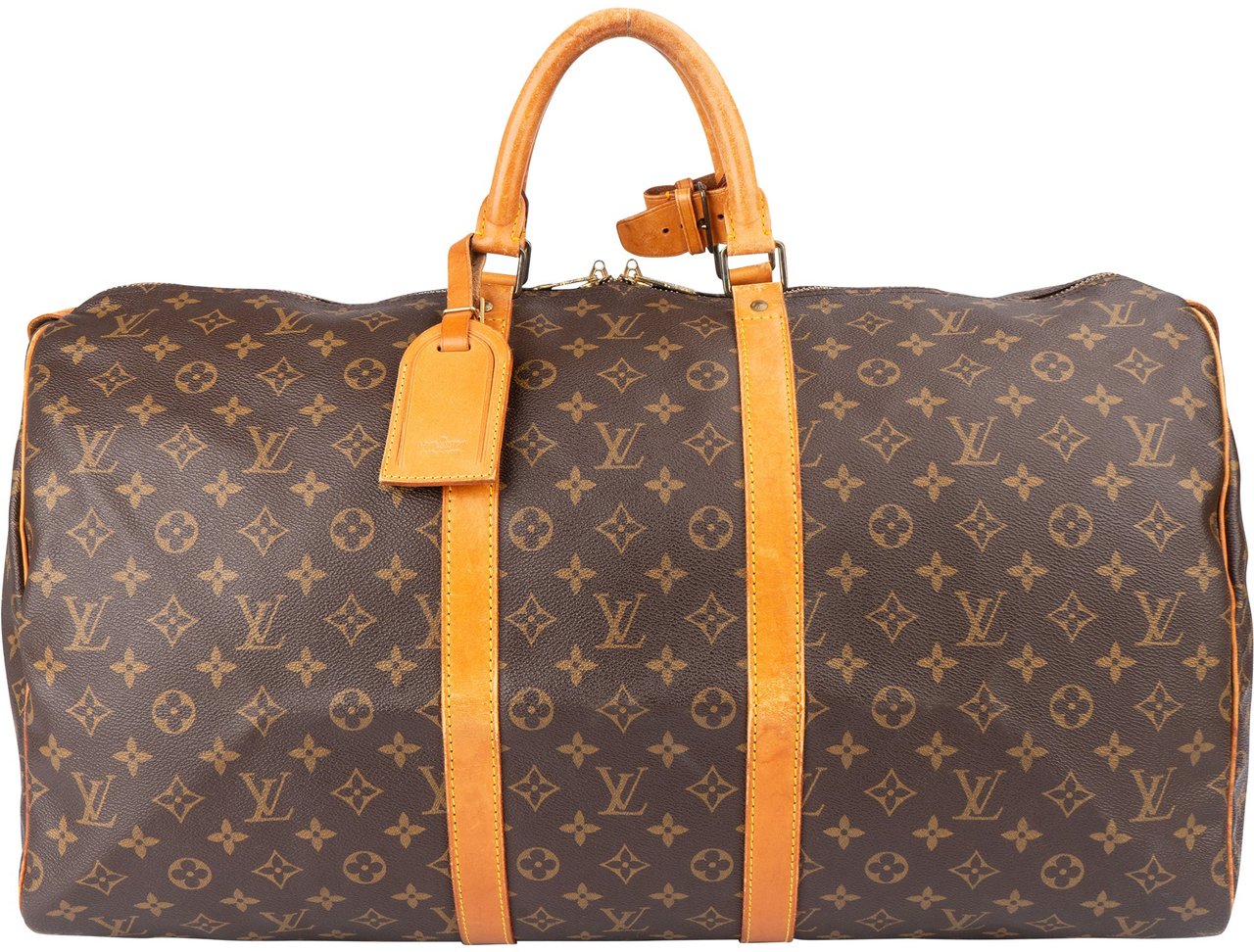 Louis Vuitton Louis Vuitton Canvas Monogram Keepall 55 Bruin