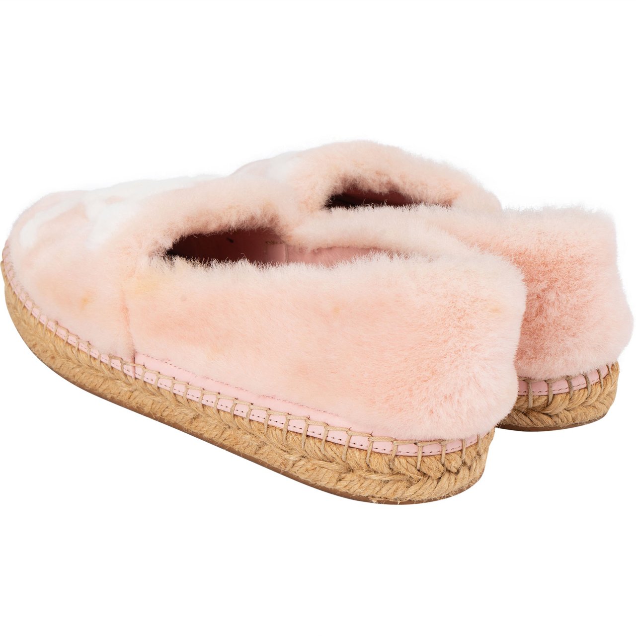 Louis Vuitton Louis Vuitton Pink Shearling Espadrilles (37) Divers