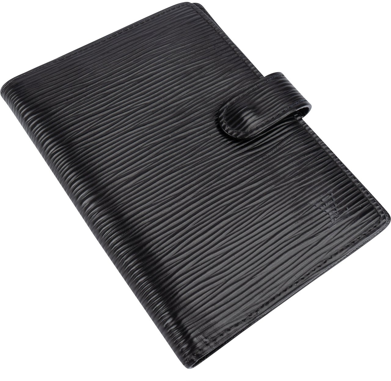 Louis Vuitton Louis Vuitton Noir Epi Leather Agenda PM Zwart