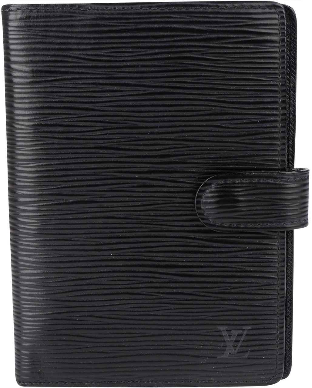 Louis Vuitton Louis Vuitton Noir Epi Leather Agenda PM Zwart