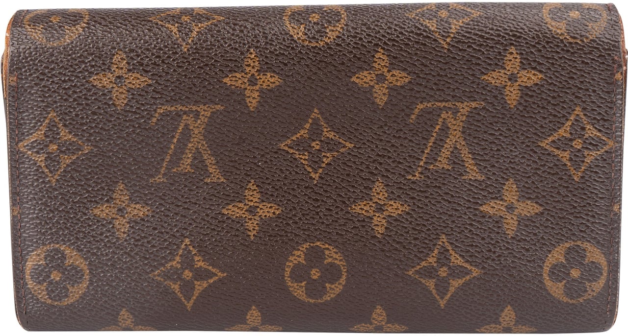 Louis Vuitton Louis Vuitton Canvas Monogram Sarah Wallet Bruin