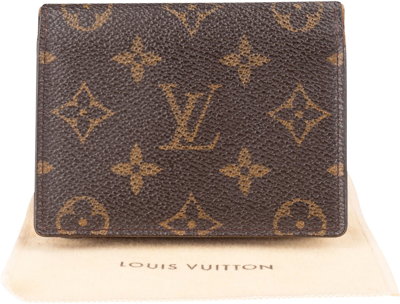 Louis Vuitton Louis Vuitton Canvas Monogram Cardholder Bruin