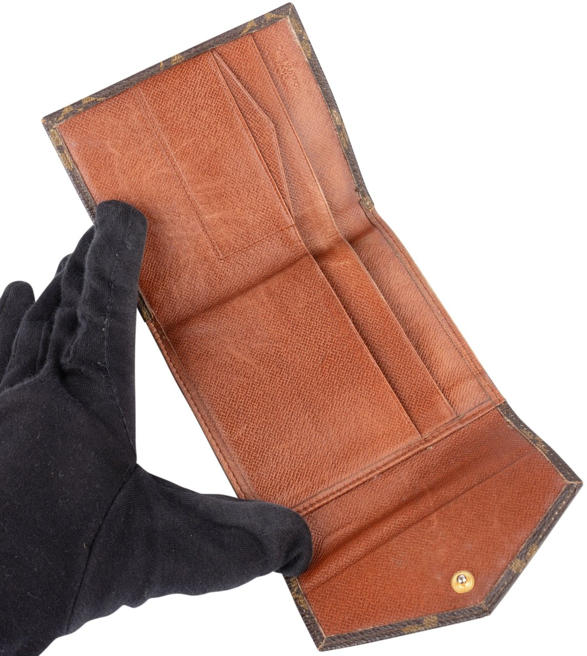 Louis Vuitton Louis Vuitton Canvas Monogram Elise Wallet Bruin