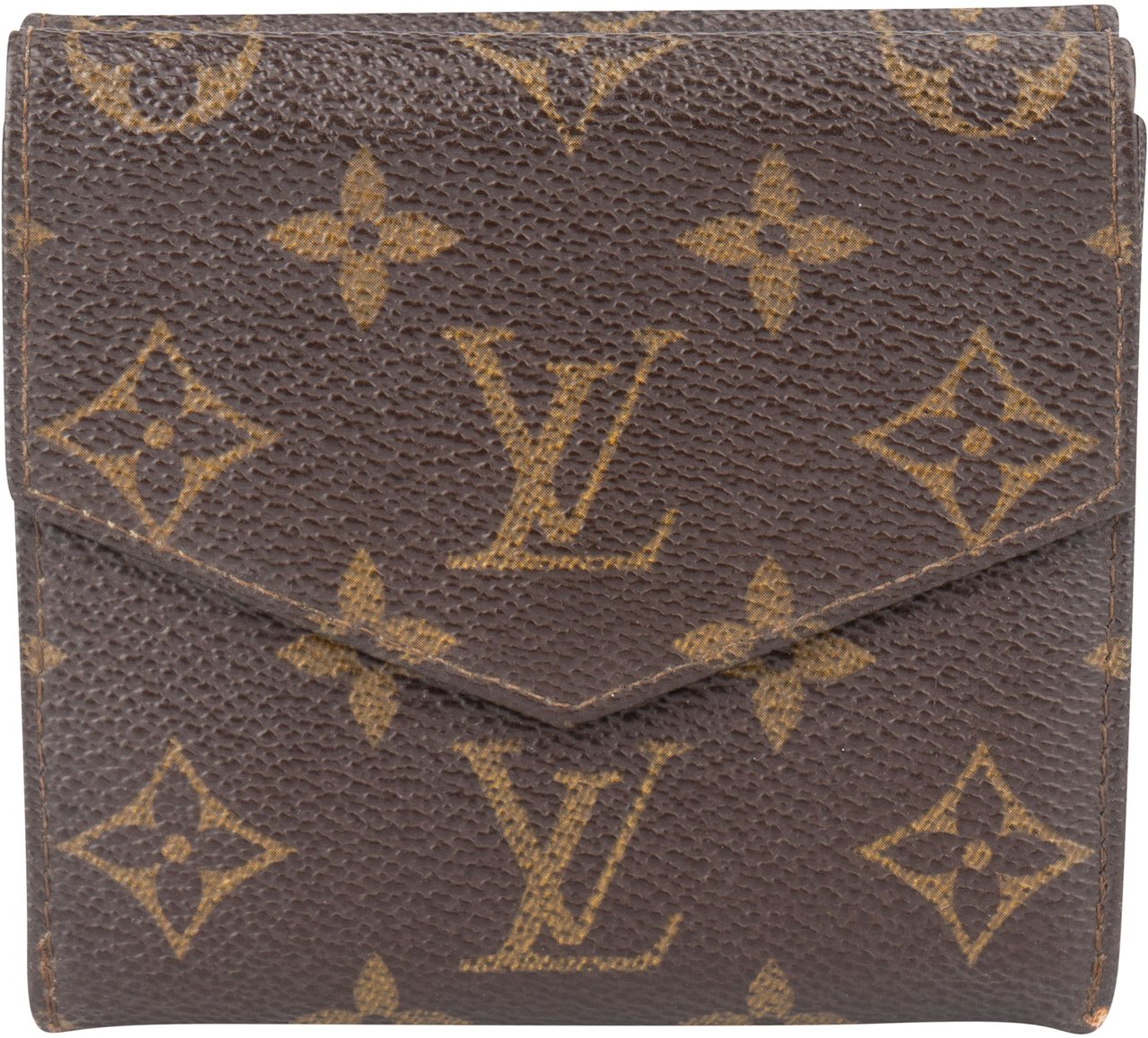 Louis Vuitton Louis Vuitton Canvas Monogram Elise Wallet Bruin