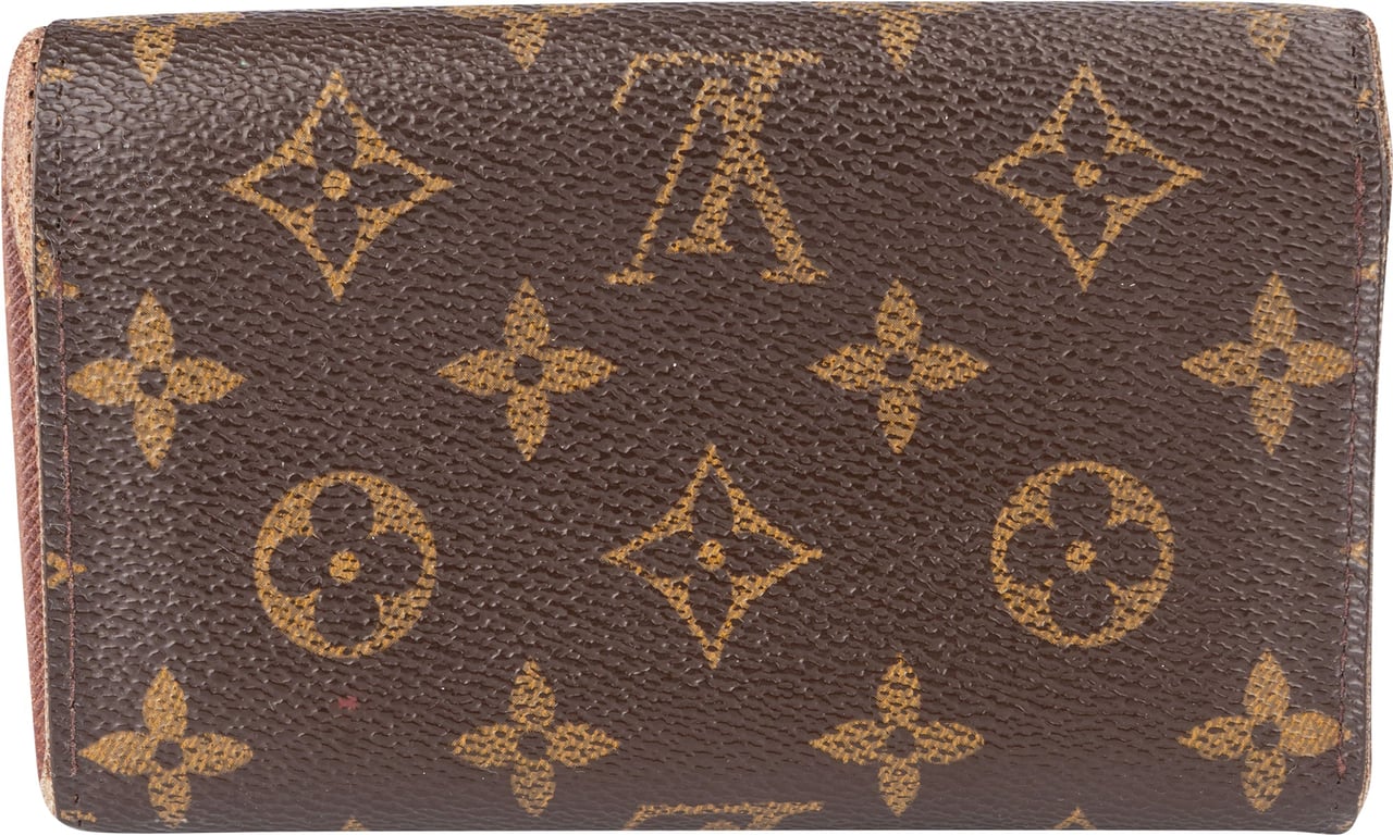 Louis Vuitton Louis Vuitton Canvas Monogram Tresor Wallet Bruin
