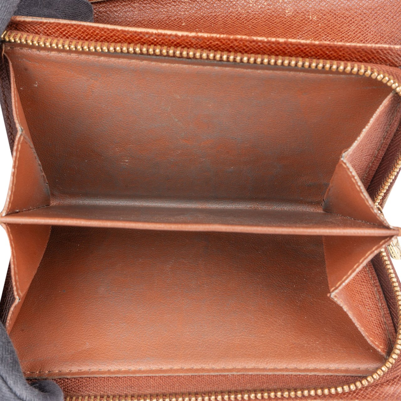 Louis Vuitton Louis Vuitton Canvas Monogram Tresor Wallet Bruin