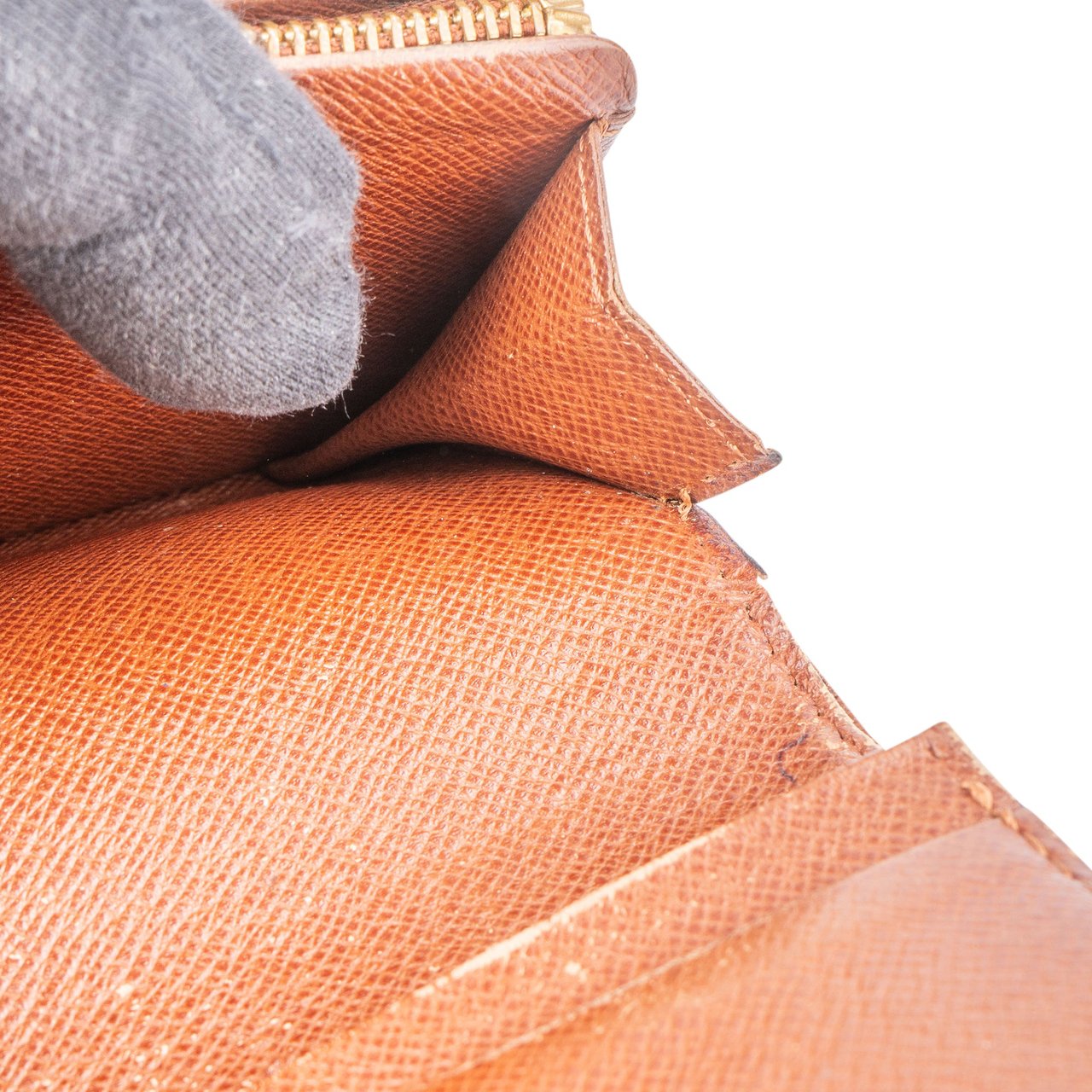 Louis Vuitton Louis Vuitton Canvas Monogram Tresor Wallet Bruin