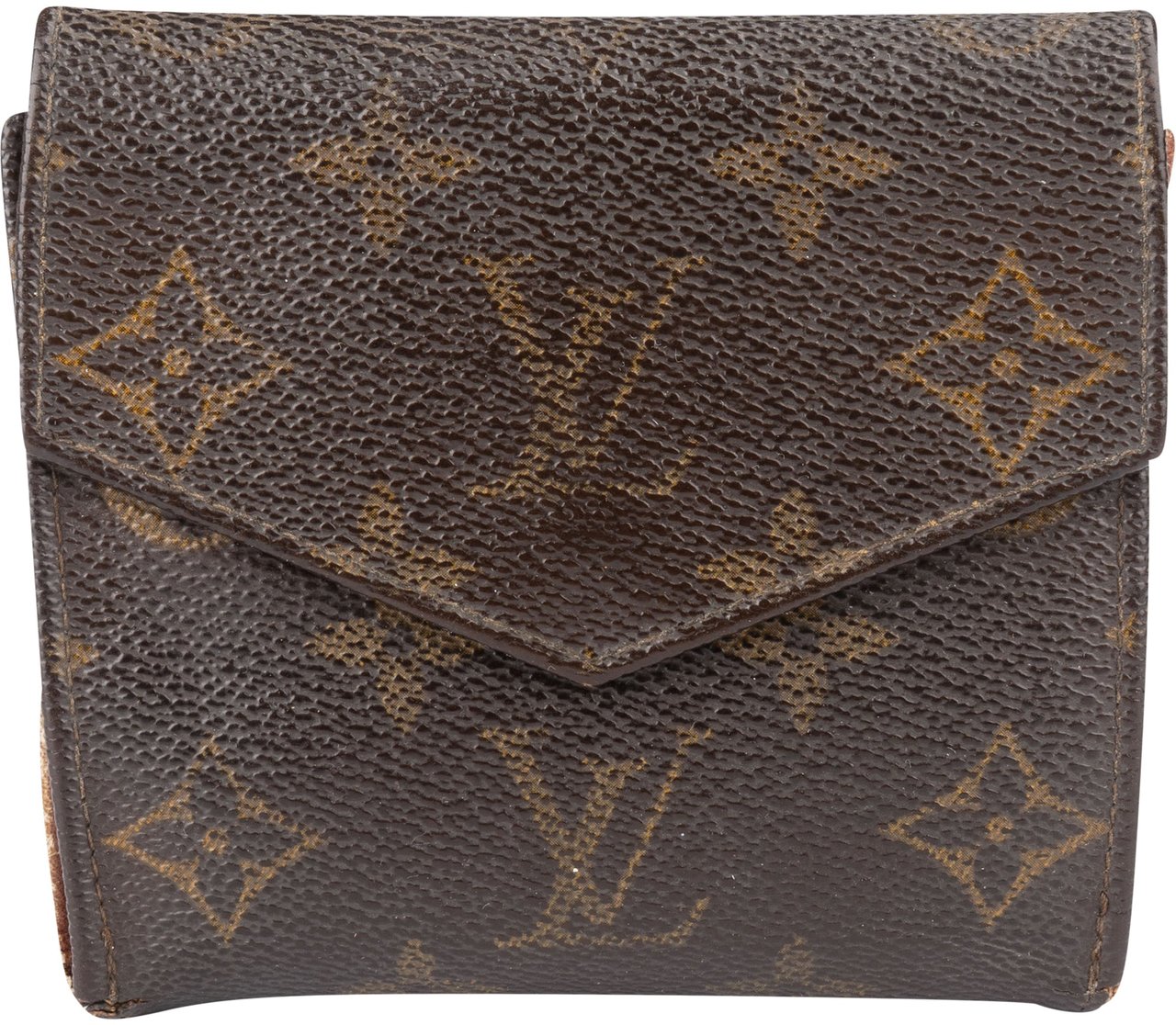 Louis Vuitton Louis Vuitton Canvas Monogram Elise Wallet Bruin