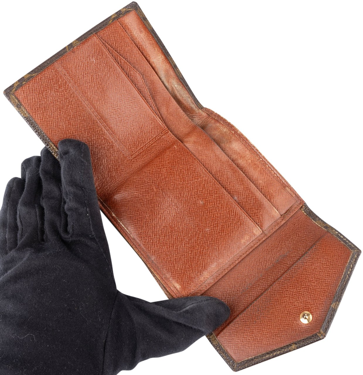 Louis Vuitton Louis Vuitton Canvas Monogram Elise Wallet Bruin