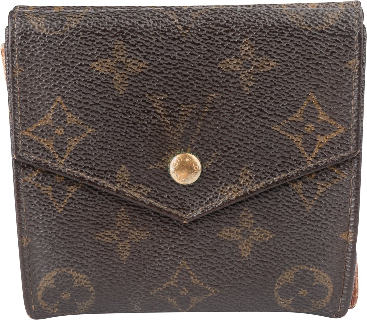 Louis Vuitton Louis Vuitton Canvas Monogram Elise Wallet Bruin