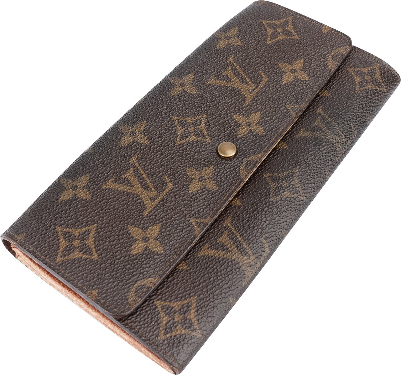 Louis Vuitton Louis Vuitton Canvas Monogram Sarah Wallet Bruin