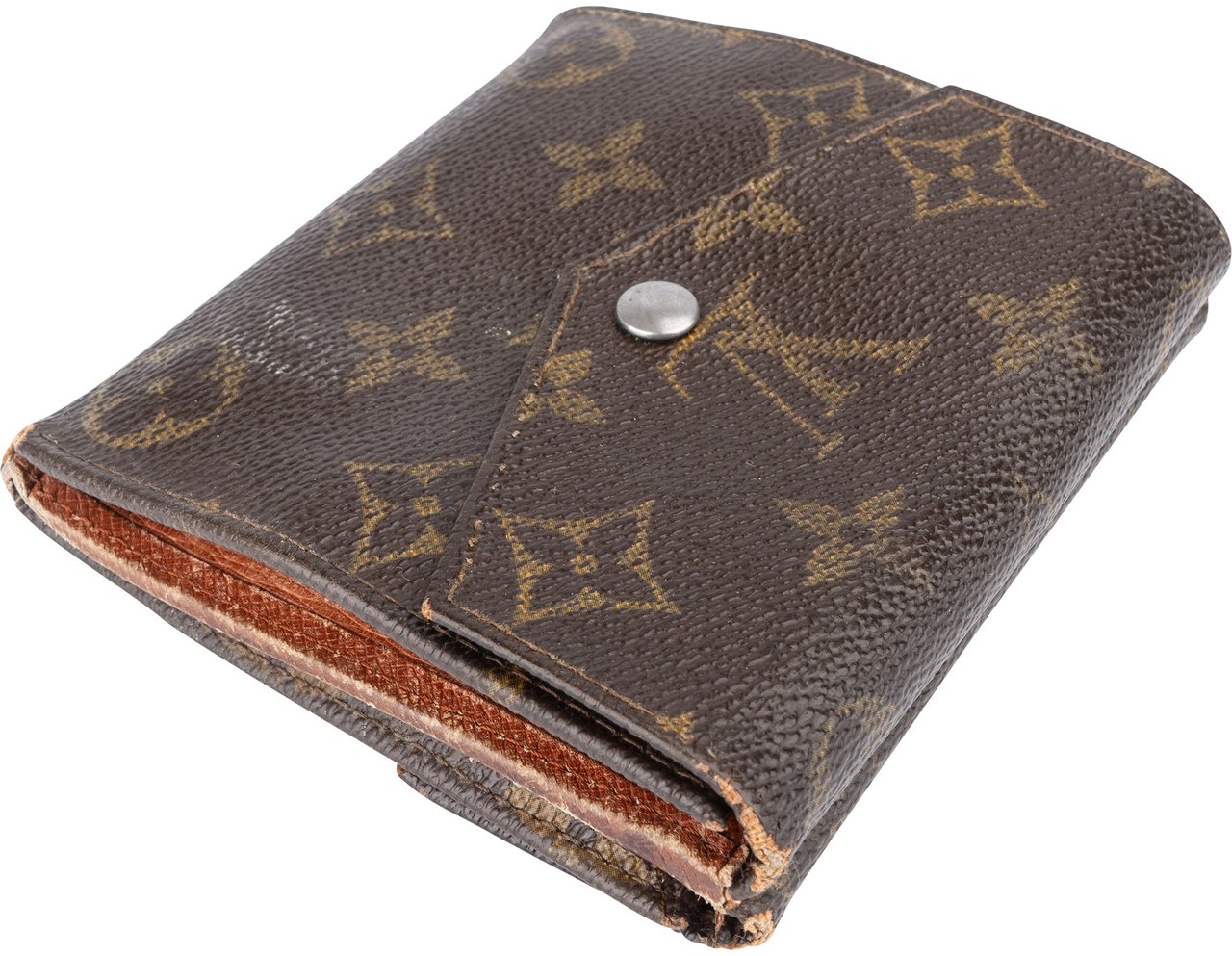 Louis Vuitton Louis Vuitton Canvas Monogram Elise Wallet Bruin
