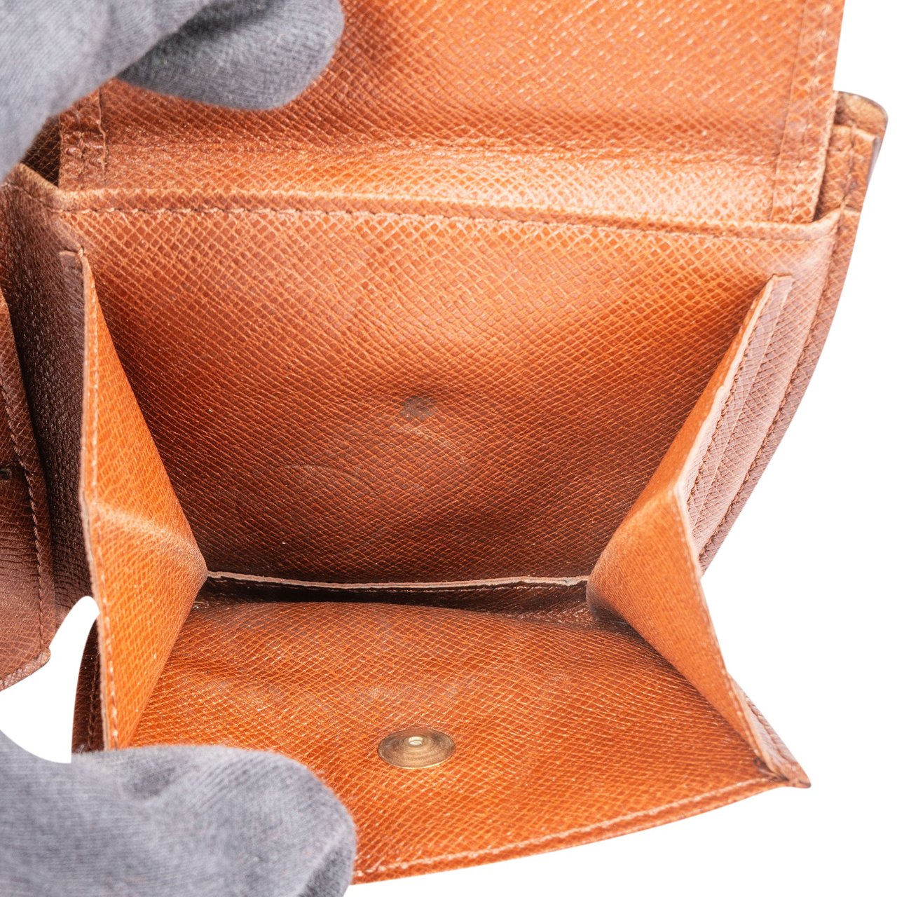 Louis Vuitton Louis Vuitton Canvas Monogram Marco Wallet Bruin