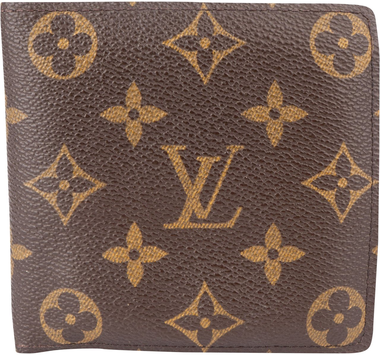 Louis Vuitton Louis Vuitton Canvas Monogram Marco Wallet Bruin