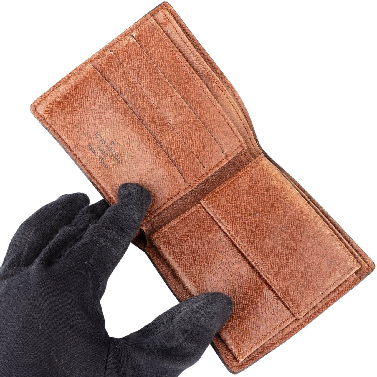 Louis Vuitton Louis Vuitton Canvas Monogram Marco Wallet Bruin