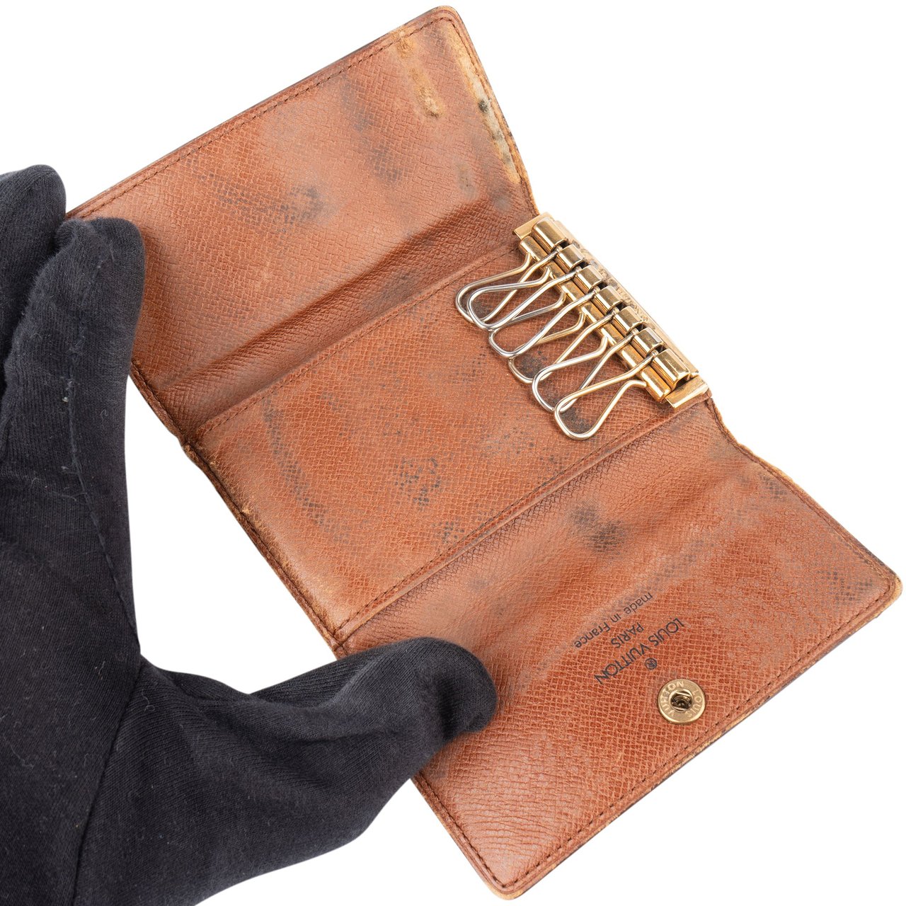 Louis Vuitton Louis Vuitton Canvas Monogram Keyholder Bruin