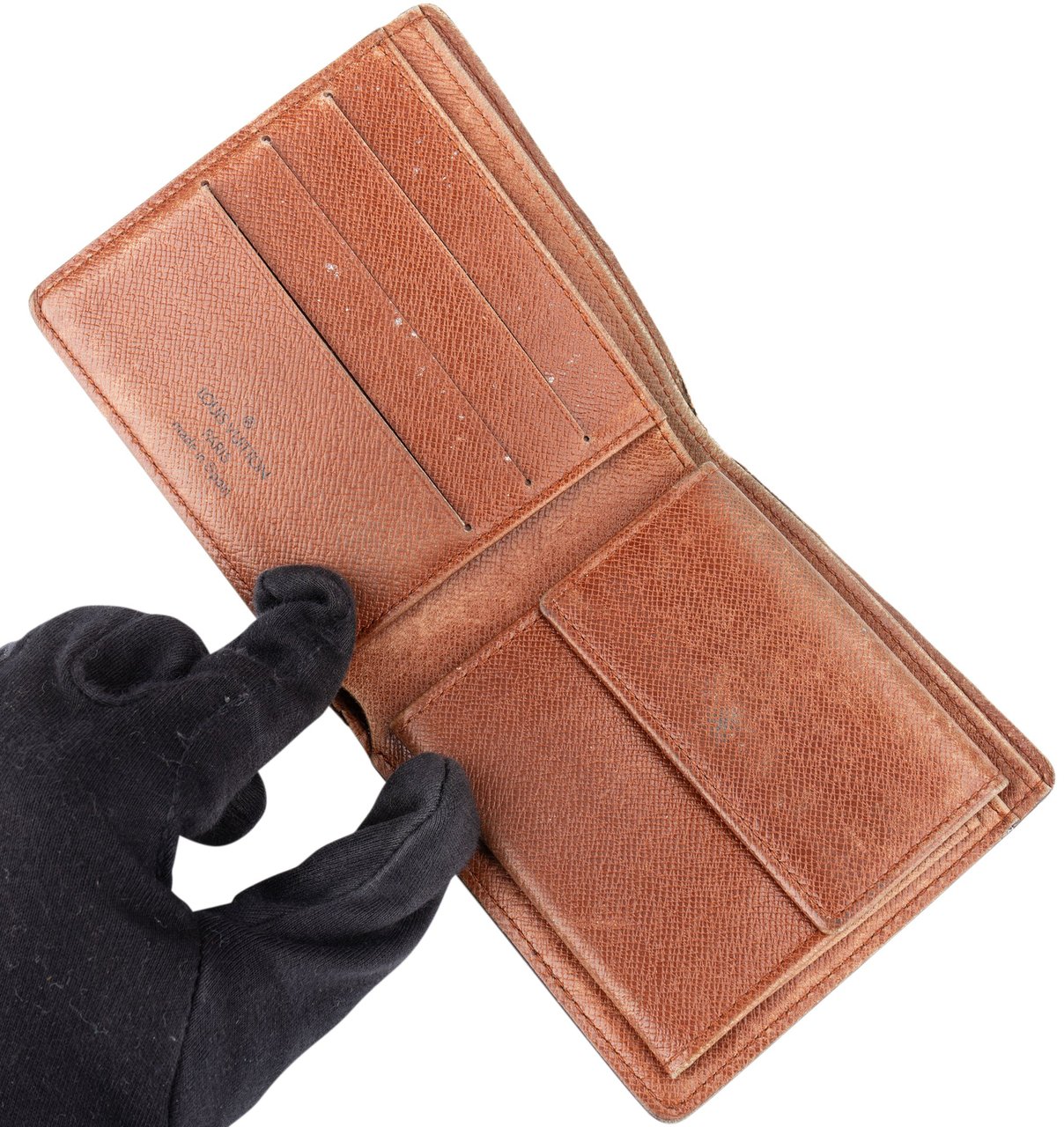 Louis Vuitton Louis Vuitton Canvas Monogram Marco Wallet Bruin