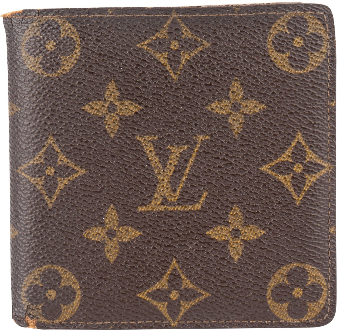 Louis Vuitton Louis Vuitton Canvas Monogram Marco Wallet Bruin