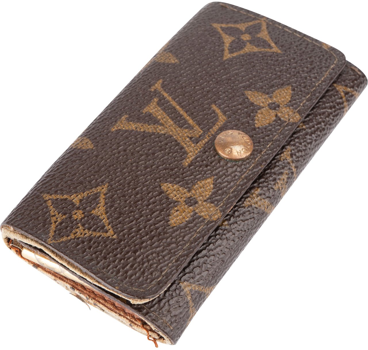 Louis Vuitton Louis Vuitton Canvas Monogram Keyholder Bruin