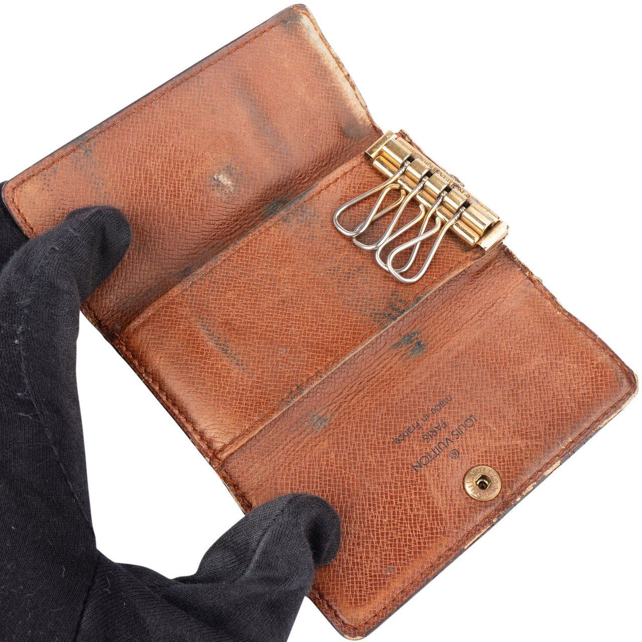 Louis Vuitton Louis Vuitton Canvas Monogram Keyholder Bruin