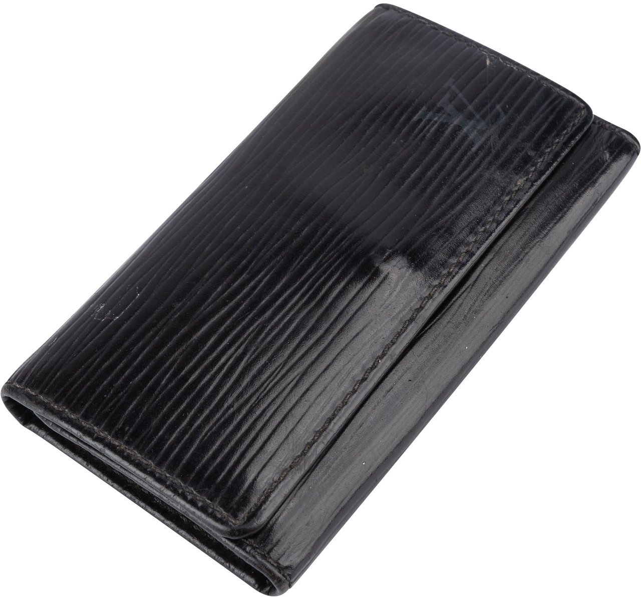 Louis Vuitton Louis Vuitton Noir Epi Leather Keyholder Zwart