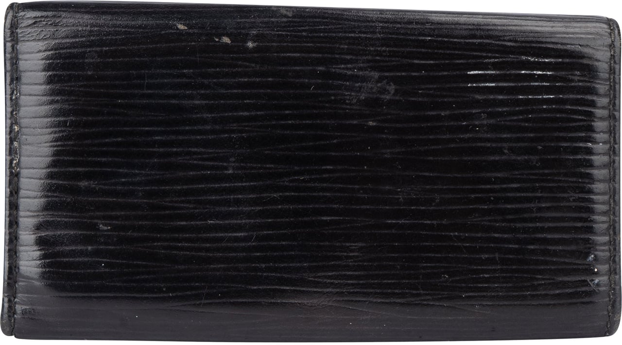 Louis Vuitton Louis Vuitton Noir Epi Leather Keyholder Zwart