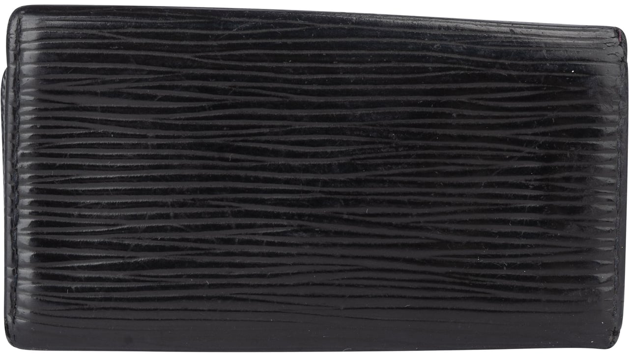 Louis Vuitton Louis Vuitton Noir Epi Leather Keyholder Zwart
