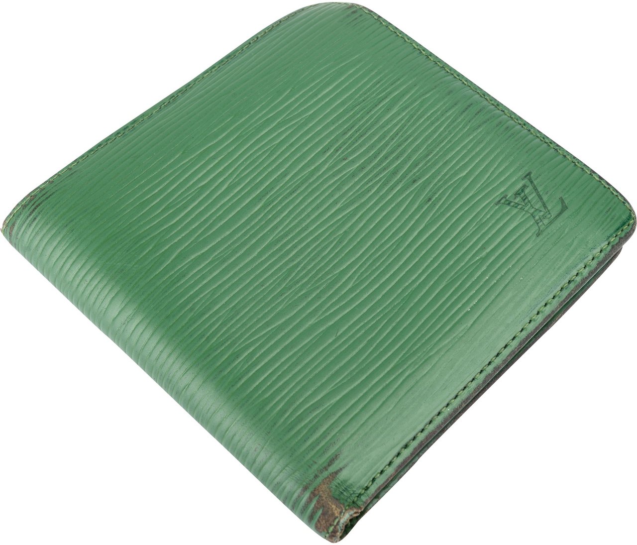 Louis Vuitton Louis Vuitton Green Epi Leather Marco Wallet Groen