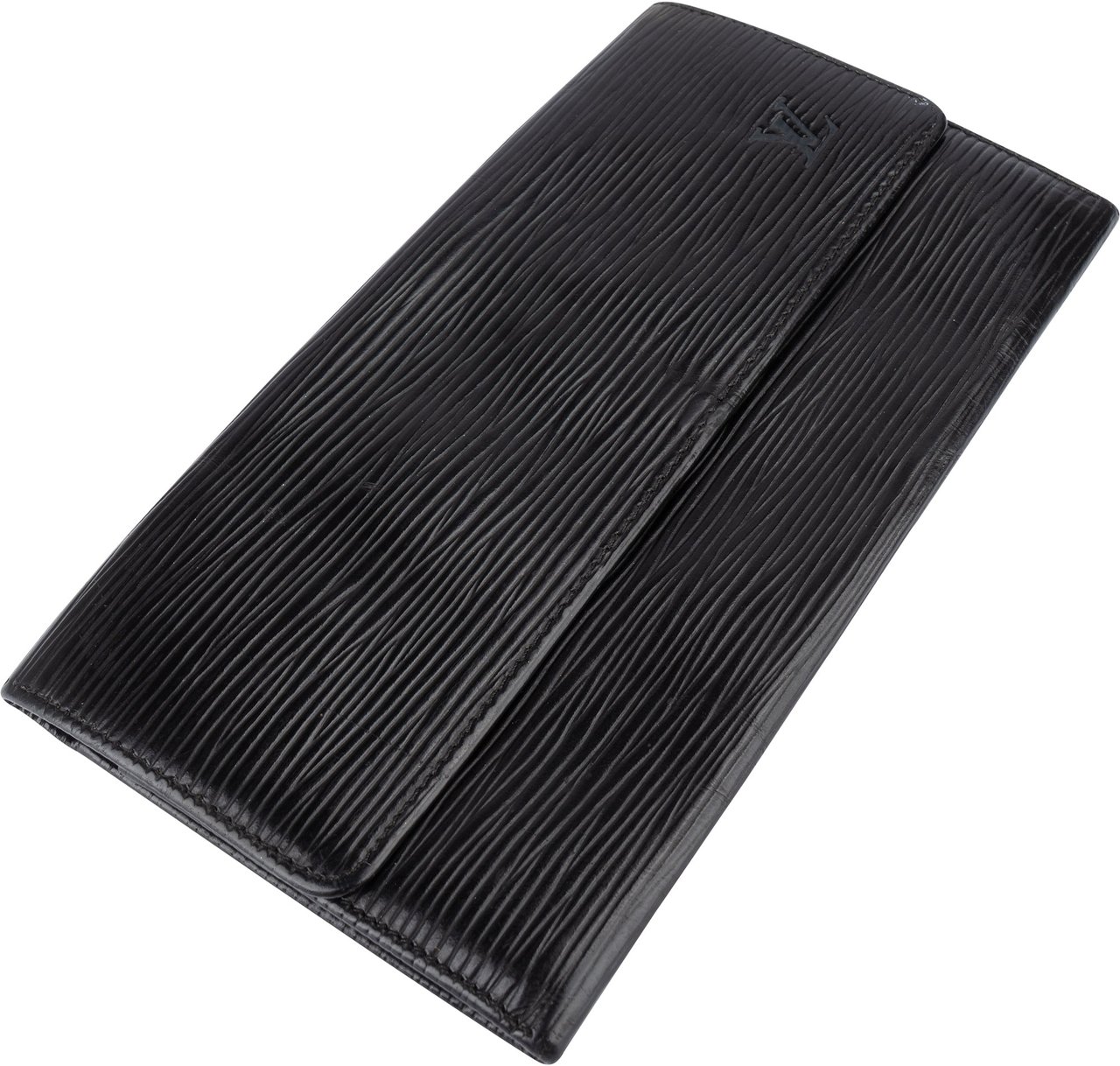 Louis Vuitton Louis Vuitton Noir Epi Leather Wallet Zwart