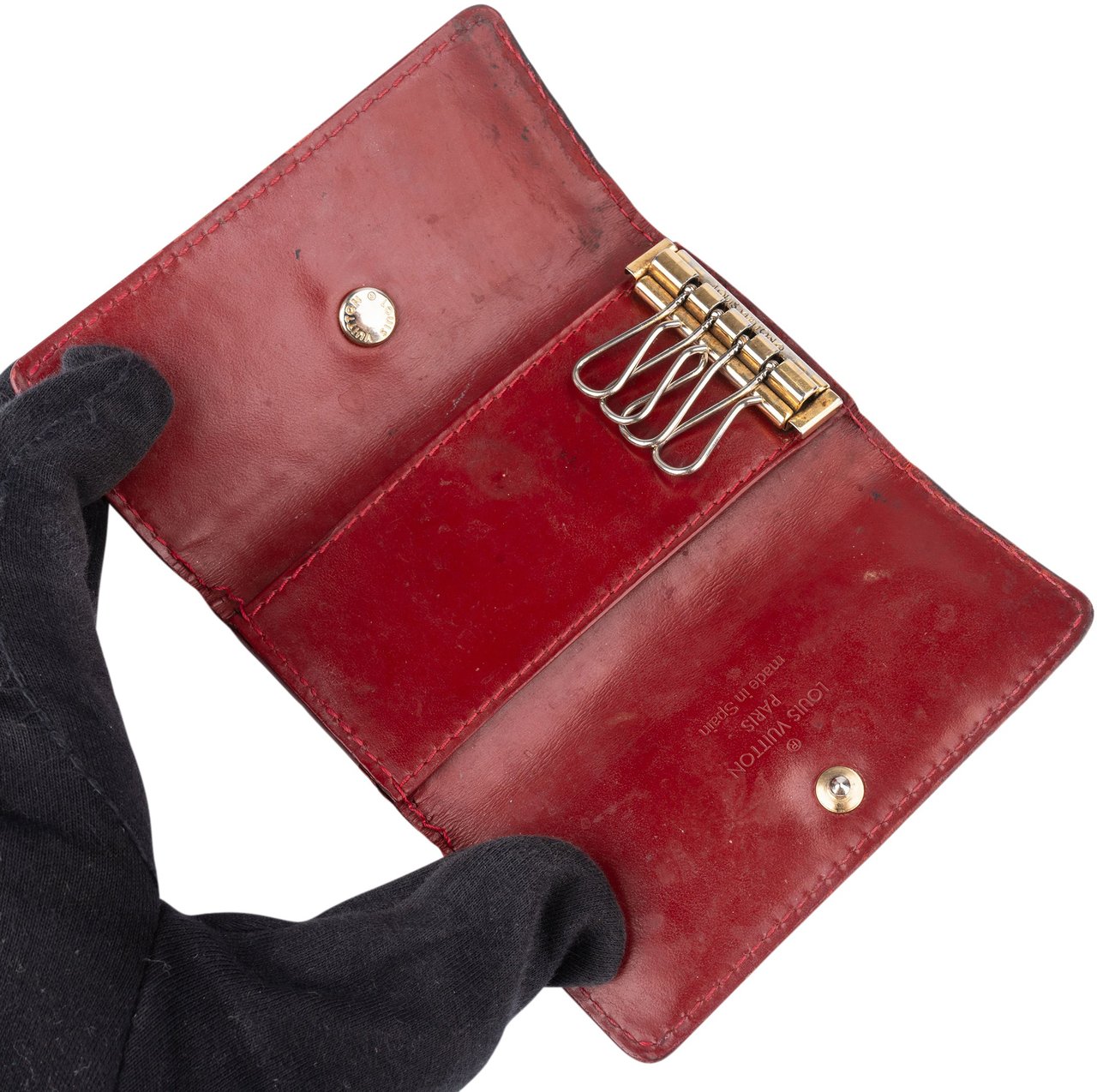 Louis Vuitton Louis Vuitton Vernis Monogram Keyholder Divers