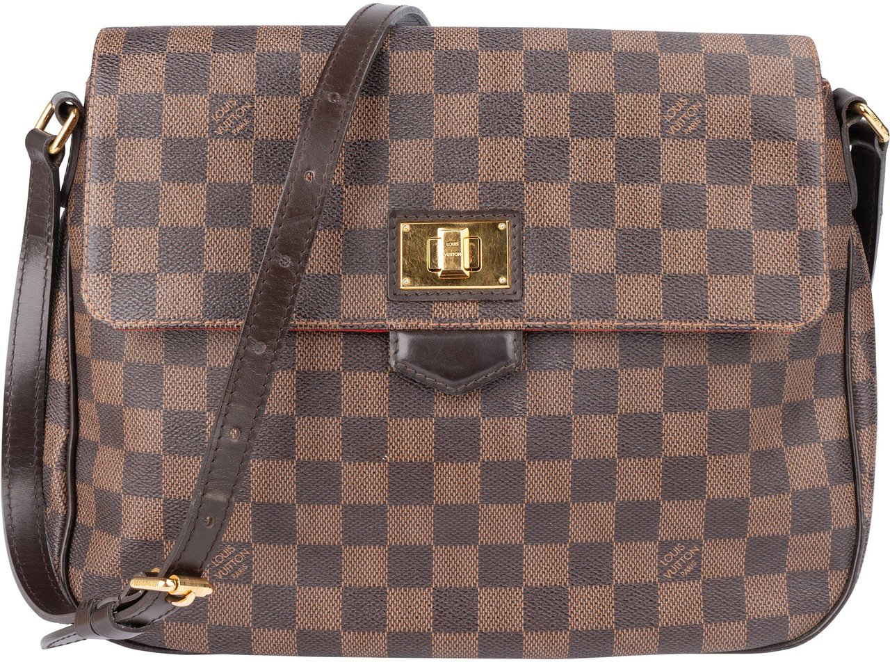 Louis Vuitton Louis Vuitton Damier Ebene Monogram Besace Rosebery Crossbody Bag Bruin