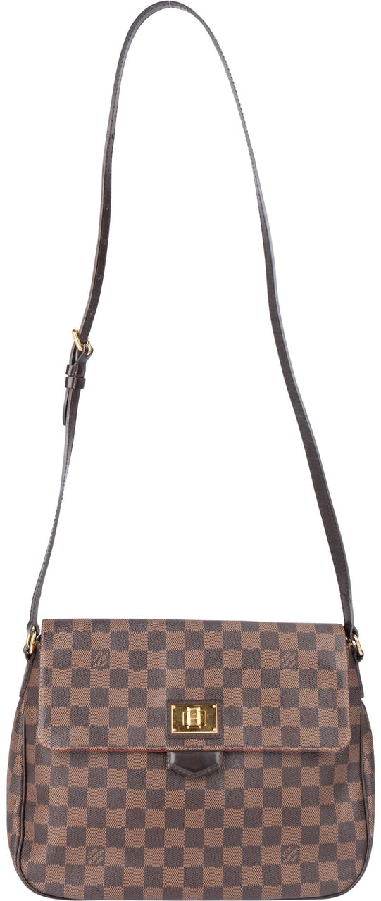 Louis Vuitton Louis Vuitton Damier Ebene Monogram Besace Rosebery Crossbody Bag Bruin