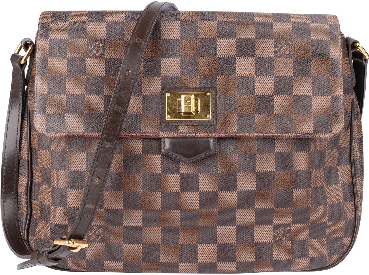 Louis Vuitton Louis Vuitton Damier Ebene Monogram Besace Rosebery Crossbody Bag Bruin