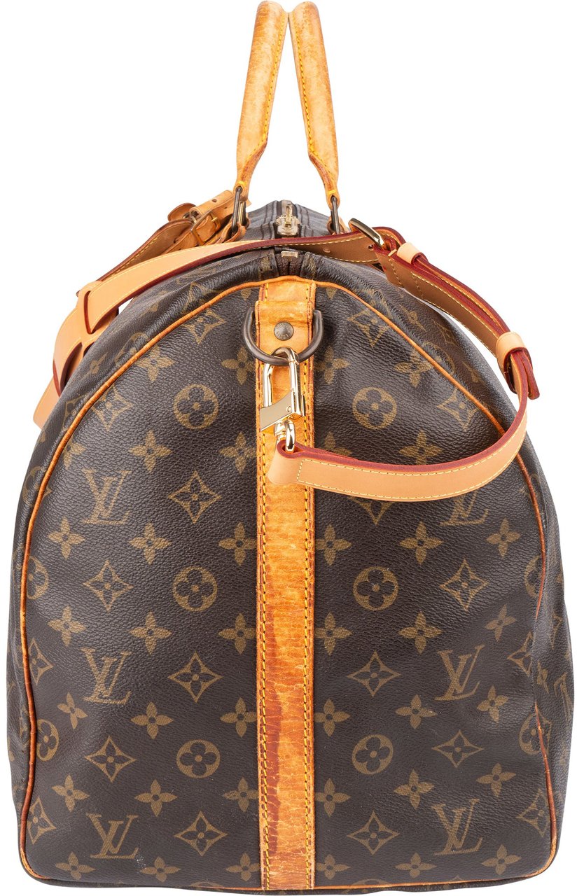 Louis Vuitton Louis Vuitton Canvas Monogram Keepall 55 Bandouliere Bruin