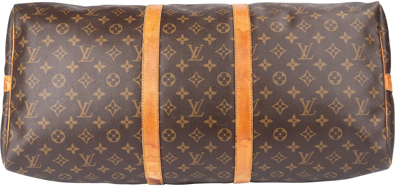 Louis Vuitton Louis Vuitton Canvas Monogram Keepall 55 Bandouliere Bruin