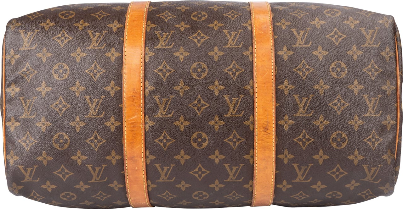 Louis Vuitton Louis Vuitton Canvas Monogram Sac Souple 45 Travel Bag Bruin